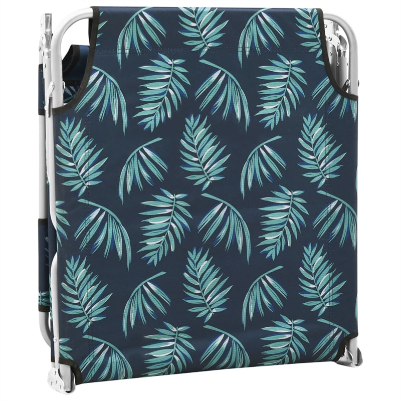 vidaXL Steel Frame Sun Lounger in Green