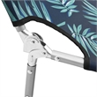 vidaXL Steel Frame Sun Lounger in Green
