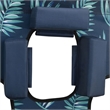 vidaXL Steel Frame Sun Lounger in Green