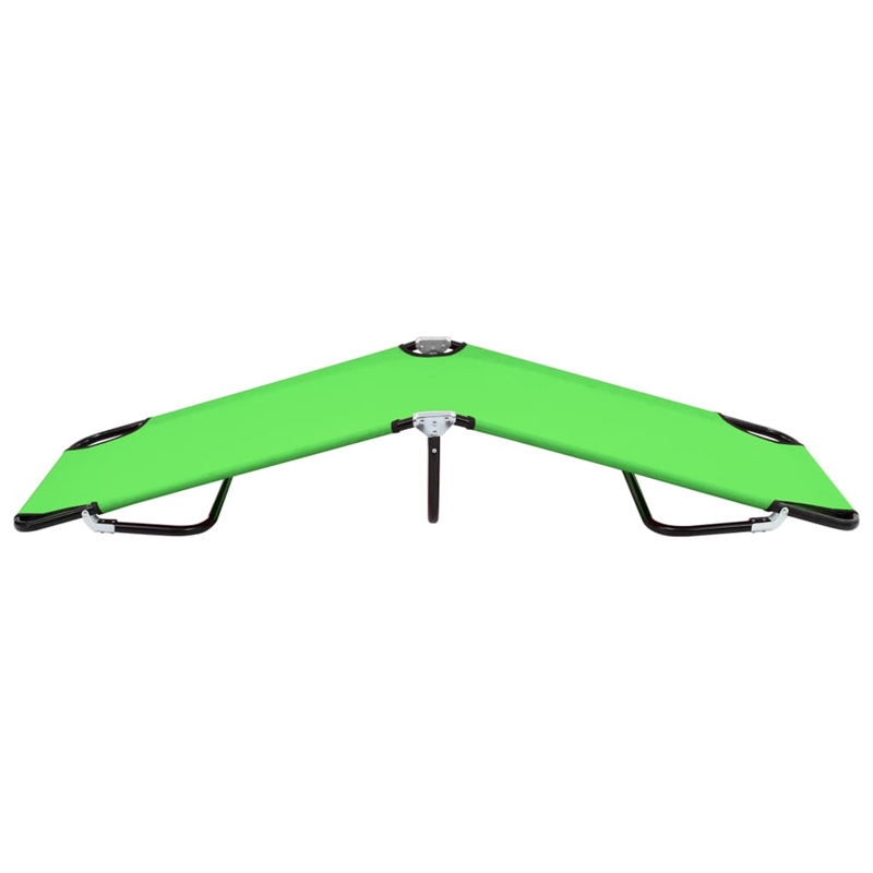 vidaXL Sun Lounger in Green
