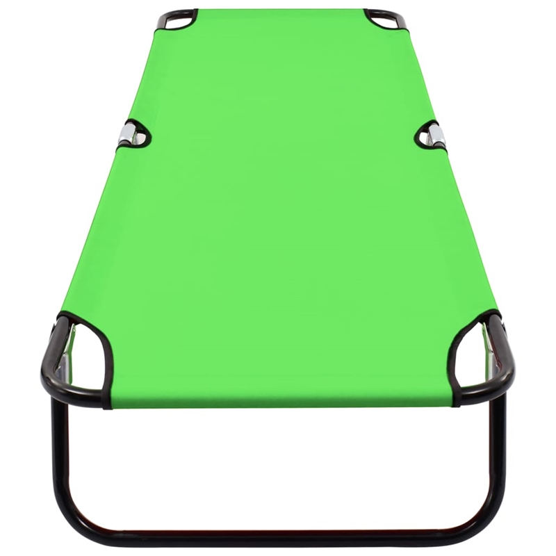 vidaXL Sun Lounger in Green