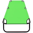 vidaXL Sun Lounger in Green