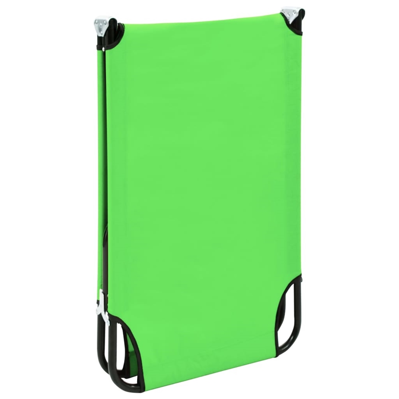 vidaXL Sun Lounger in Green