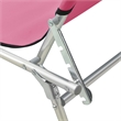 vidaXL Sun Lounger in Pink