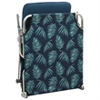vidaXL Powder-coated Aluminum Sun Lounger in Turquoise