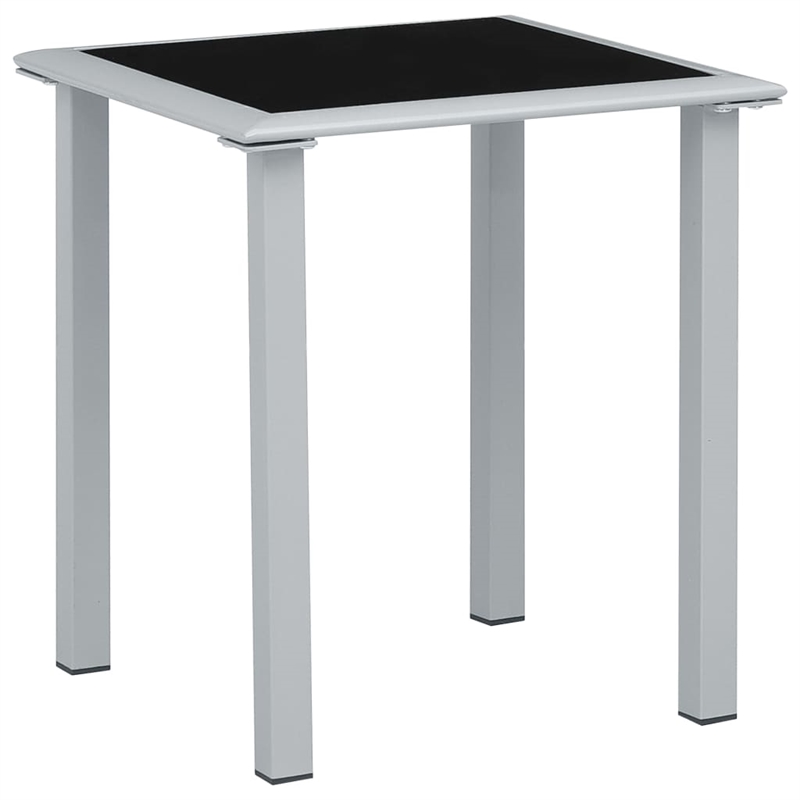 vidaXL Aluminum Sun Lounger in Taupe/Gray