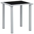 vidaXL Aluminum Sun Lounger in Taupe/Gray