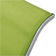 vidaXL Aluminum Sun Lounger w/ Adjustable Armrests in Green