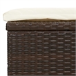 vidaXL Sun Lounger in Brown