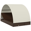 vidaXL Sun Lounger in Brown