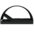vidaXL PE Rattan Sun Lounger in Black
