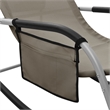 vidaXL Textilene Sun Lounger in Taupe and Gray (Set of 2)