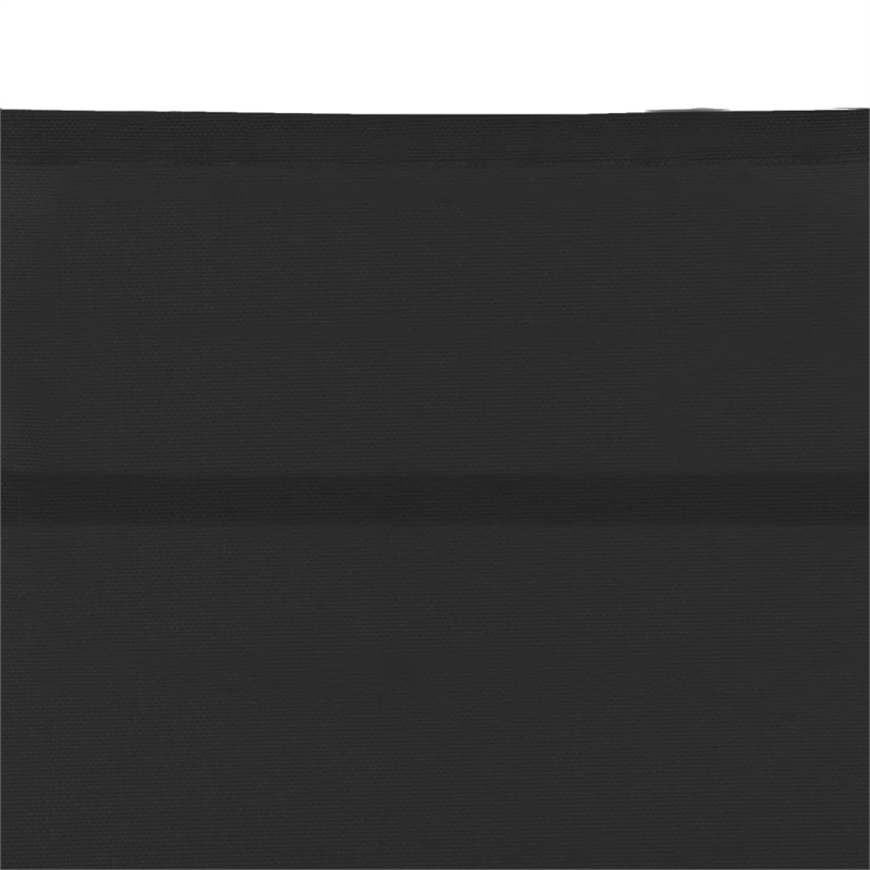 vidaXL Aluminum Sun Lounger in Black