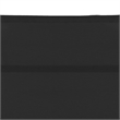 vidaXL Aluminum Sun Lounger in Black