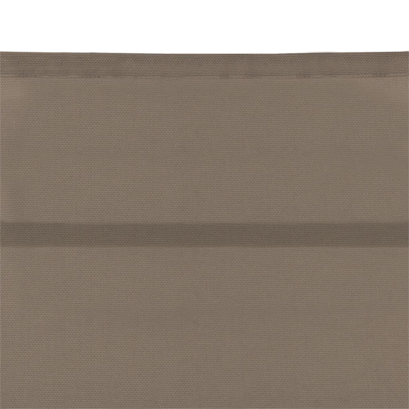 vidaXL Aluminum Sun Lounger in Taupe