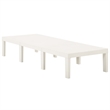 vidaXL Sun Lounger in White