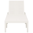 vidaXL Sun Lounger in White