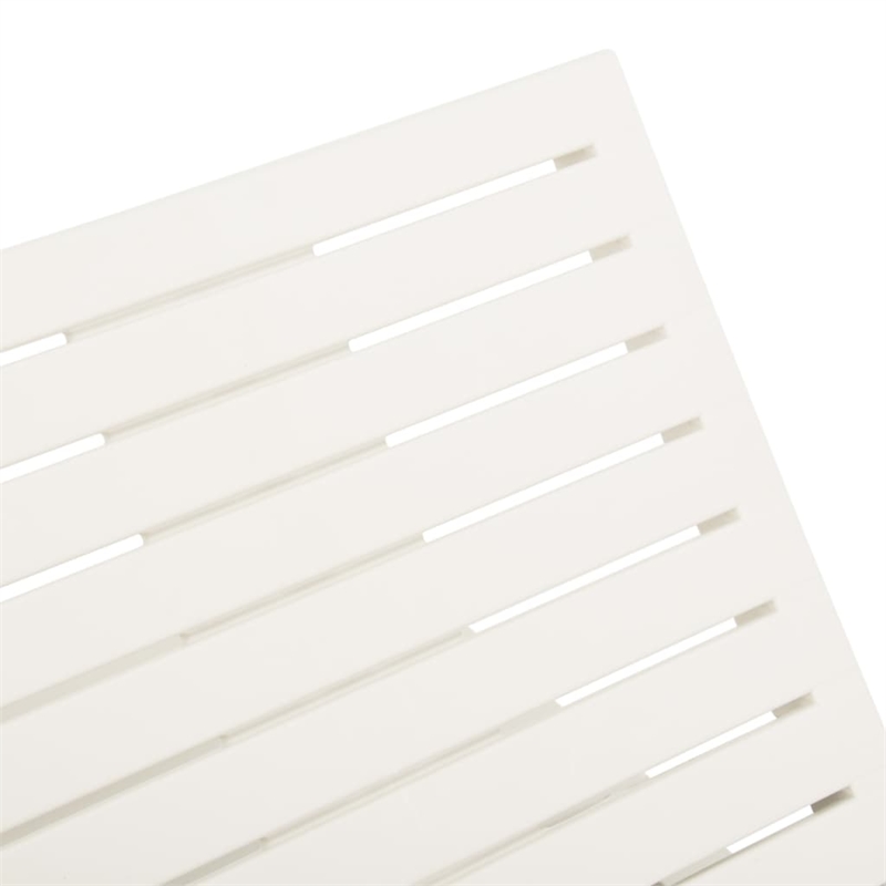 vidaXL Sun Lounger in White