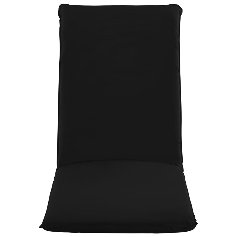 vidaXL Sun Lounger in Black