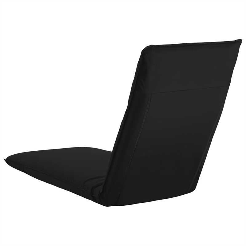 vidaXL Sun Lounger in Black