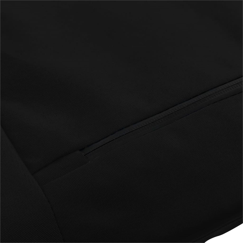 vidaXL Sun Lounger in Black