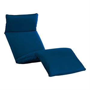 vidaXL Sun Lounger in Navy Blue