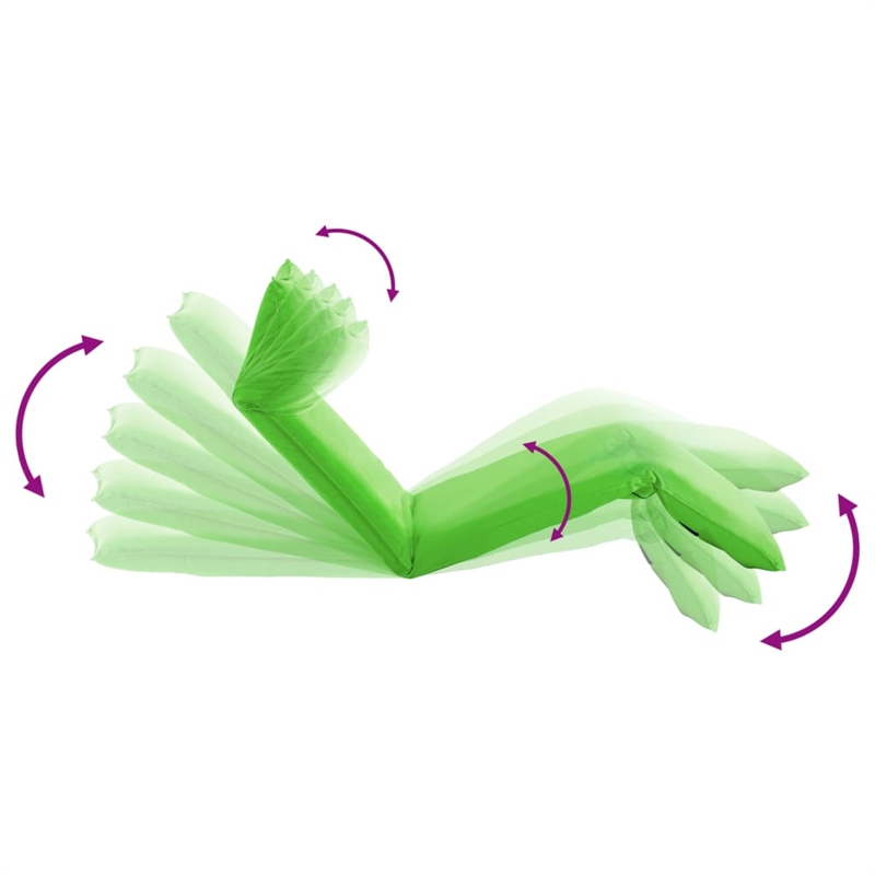 vidaXL Foldable Sun Lounger in Green
