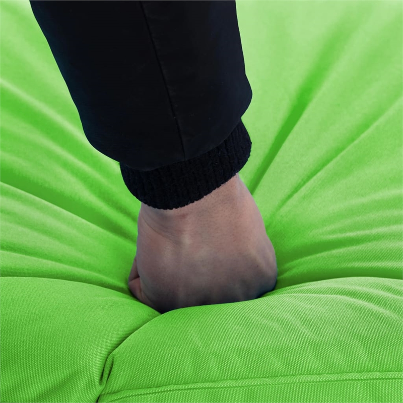 vidaXL Foldable Sun Lounger in Green