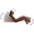 vidaXL Foldable Sun Lounger in Brown