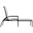 vidaXL Sun Lounger in Brown/Cream/White