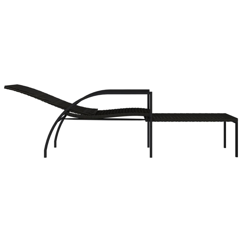 vidaXL Sun Lounger in Brown/Cream/White