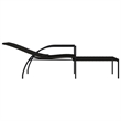 vidaXL Sun Lounger in Brown/Cream/White