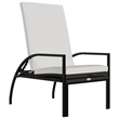vidaXL Sun Lounger in Brown/Cream/White