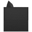 vidaXL PE Rattan Outdoor Lounge Bed in Black
