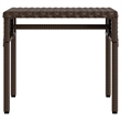 vidaXL PE Rattan Sun Lounger in Brown