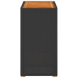 vidaXL Garden Side Table in Gray and Brown
