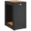 vidaXL Garden Side Table in Gray and Brown