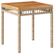 vidaXL Garden Coffee Table in a Mix of Beige and Brown