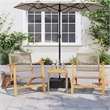vidaXL Garden Coffee Table in a Mix of Beige and Brown