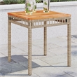 vidaXL Garden Coffee Table in a Mix of Beige and Brown