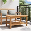 vidaXL Solid Teak Wood Coffee Table in Brown
