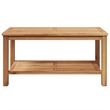 vidaXL Solid Teak Wood Coffee Table in Brown