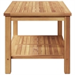 vidaXL Solid Teak Wood Coffee Table in Brown