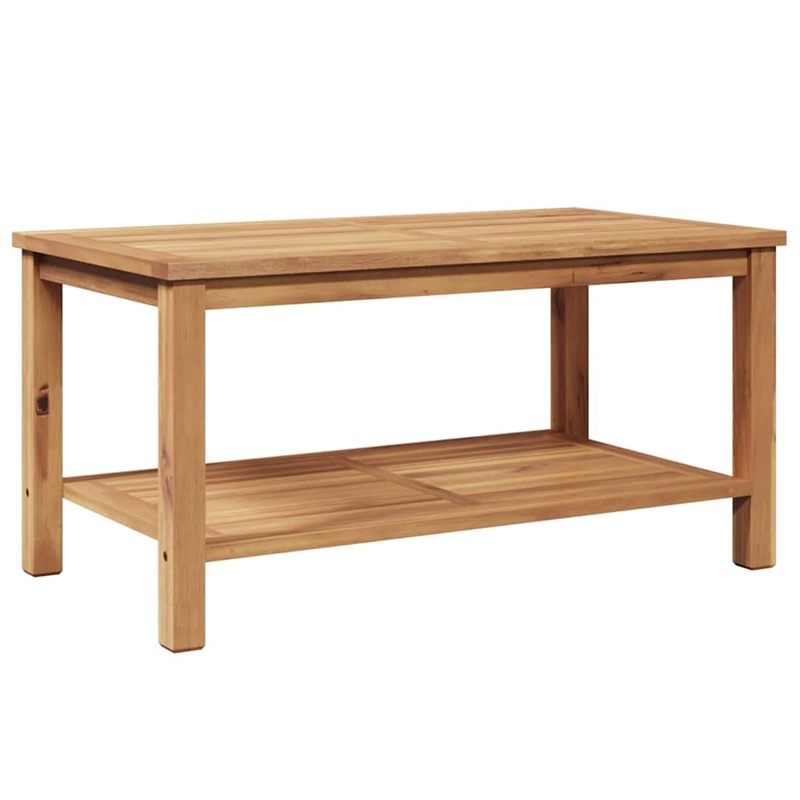 vidaXL Solid Teak Wood Coffee Table in Brown