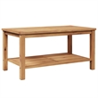 vidaXL Solid Teak Wood Coffee Table in Brown