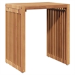 vidaXL Garden Side Table Set in Brown (3 Pieces)