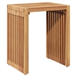 vidaXL Garden Side Table Set in Brown (3 Pieces)
