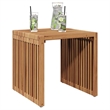 vidaXL Garden Side Table in Brown