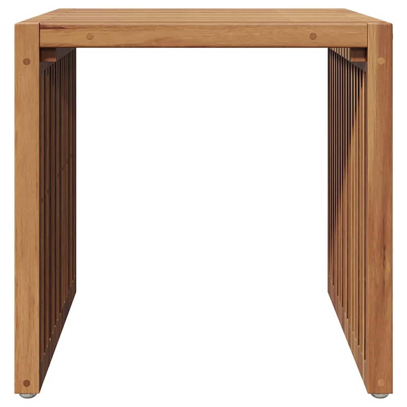 vidaXL Garden Side Table in Brown