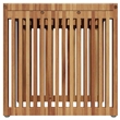 vidaXL Garden Side Table in Brown